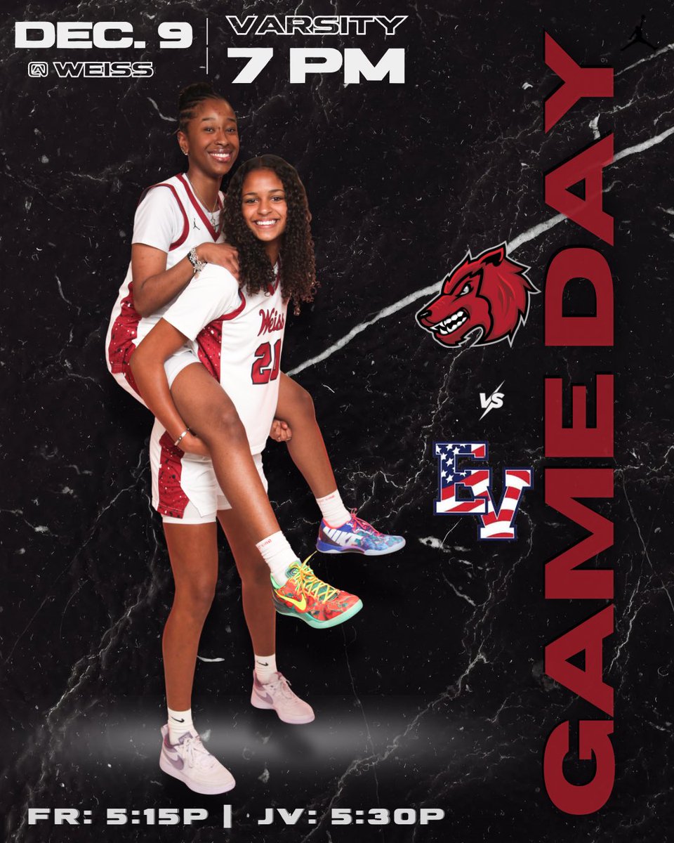It’s GAME DAYYY‼️

The Lady Wolves are in the Den tonight for their 1st District game of the season - taking on the Lady Patriots from Eastview HS ! Come out and support- Varsity Tip off is at 7p! 🏀🐺 #BetterTogether #Family #WE>me 

<a href="/Weiss_WBB/">Weiss Women's Basketball 2.0 🐺</a> <a href="/FlxAtx/">FLX ATX</a> @alamocityhoops1