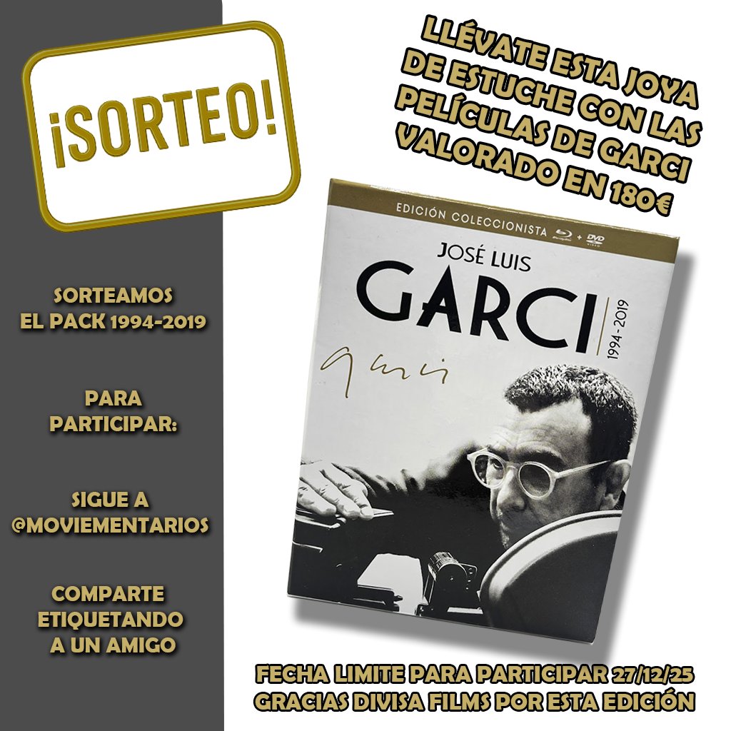 Gracias a <a href="/DivisaFilms/">Divisa Films</a> podemos regalar uno de estos packs que son puro cine. Con clásico oscarizado, con mucho Madrid e incluso con ciencia ficción.

¿Lo quieres?
1️⃣ Sigue a Moviementarios
2️⃣ Comparte etiquetando a un amigo