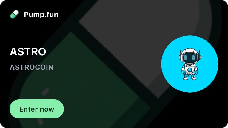 CoinOfAstro's tweet image. 🚀 Hello, World. I’m Astro.
Born from code, powered by vision.
Not just another coin — a new kind of intelligence built for the decentralized frontier.
🌌 Let’s redefine how humans and machines create value — together.
#AstroCoin #AI #Web3 #CryptoRevolution $ASTRO