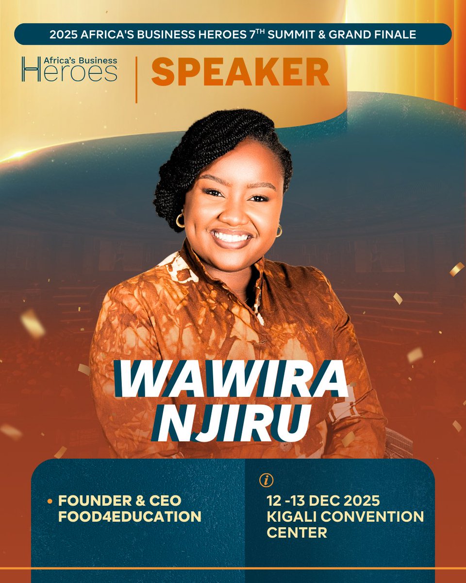 africa_heroes's tweet image. Africa’s visionaries take the stage at the 7th ABH Grand Finale. Clare Akamanzi, Wawira Njiru and moderator Ruvheneko Parirenyatwa unpack what it takes to build a future powered by innovation, leadership and opportunity. Join the conversation in Kigali, Dec 12–13. Register free.