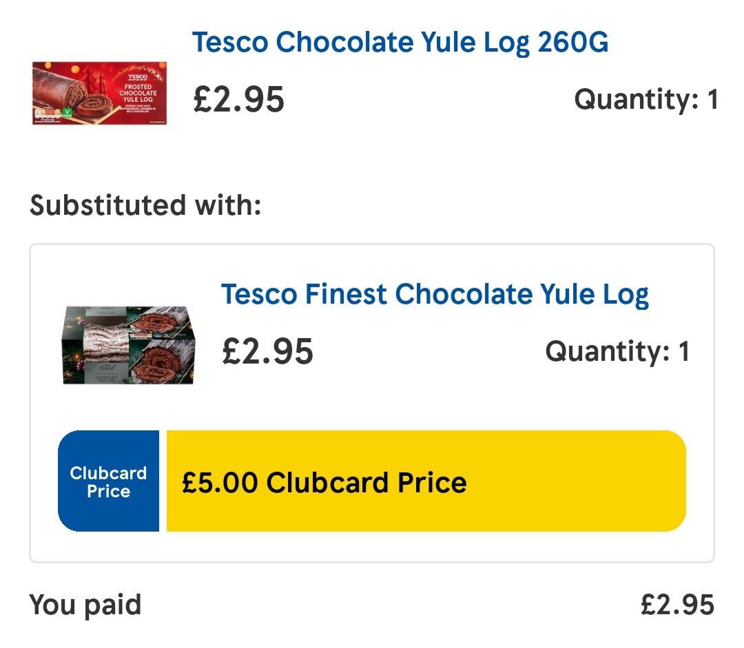 My Christmas sermon this year is going to be called "When a Substitution works in your favour"