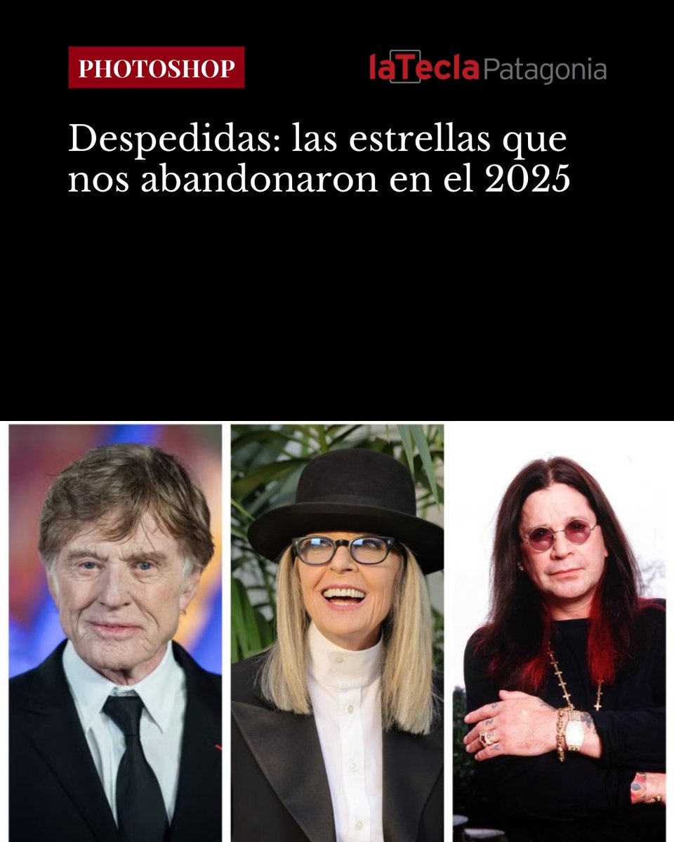 😢Adiós a las estrellas: el 2025,  un año de pérdidas entrañables ✨
📷 Celebridades que iluminaron pantallas, y escenarios nos dijeron adiós, pero su legado es eterno🎭
