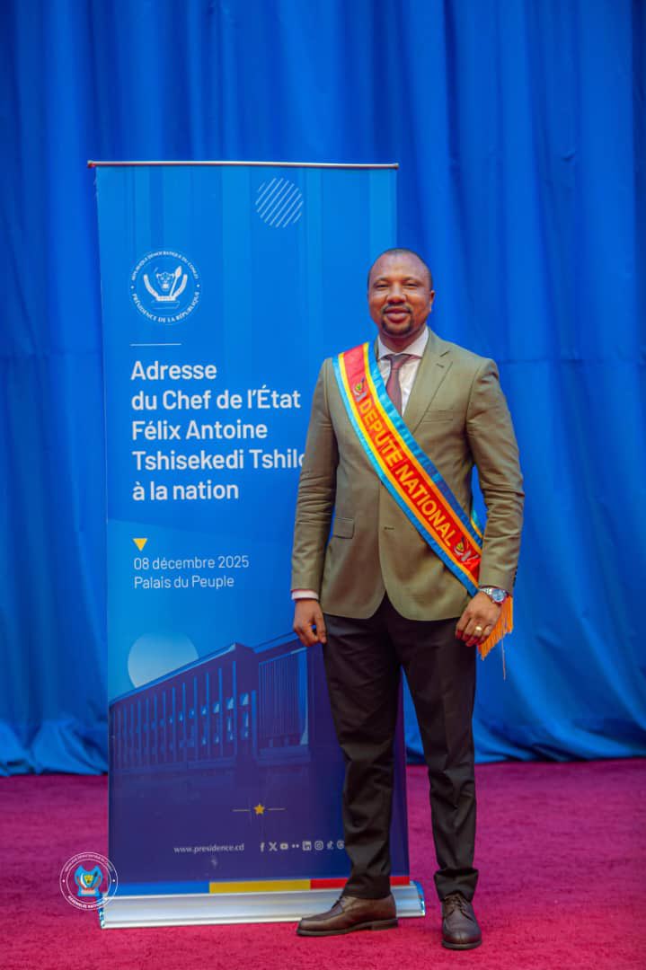 mandefu113's tweet image. #RDC_Assemblée nationale : Discours sur l’état de la Nation 

Lundi, 08. Décembre 2025

Après avoir pris part au Congrès,  l’Honorable Dr Mechack MANDEFU Muela est revenu sur Top Congo FM pour décrypter les points forts du discours du Chef de l’État : réaffirmation de la…