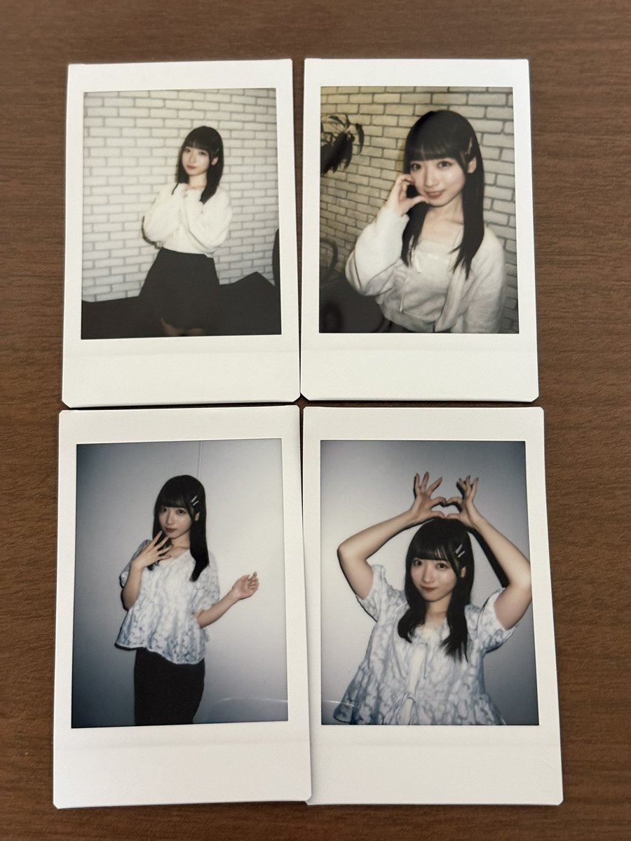 詩ちゃんのサインとチェキ届いた〜 どれも可愛すぎです🥰 サイン書いて