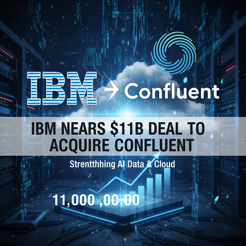 ITNewsBreaking's tweet photo. 💼 IBM Nears $11B Deal to Acquire Confluent

🚨IBM is close to sealing an $11 billion acquisition of Confluent, strengthening its cloud and real-time data capabilities as demand for AI-ready infrastructure accelerates.

#IBM #Confluent #Cloud #AI #TechNews
