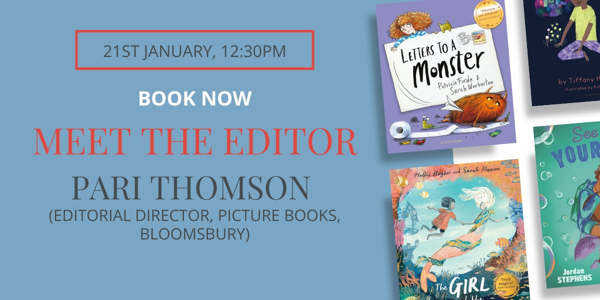Writers_Artists's tweet image. In our ‘Meet the Editor’ session with Pari Thomson, Editorial Director for Picture Books, Pari will talk you through how she works with #authors &amp;amp; #illustrators as well as answering your questions!

Book: writersandartists.co.uk/events-and-cou…