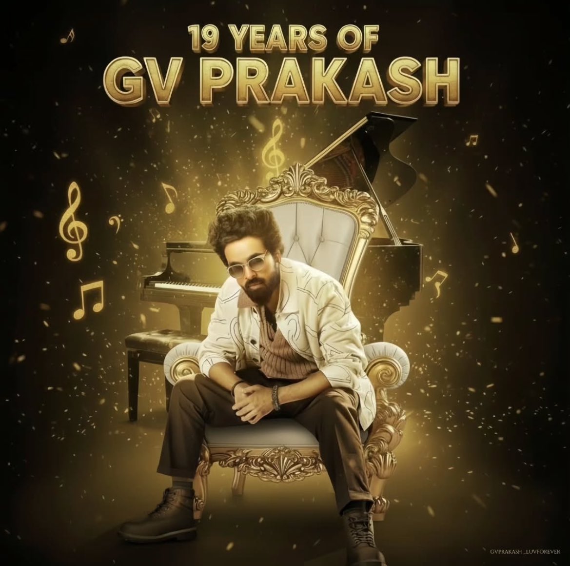 SreeniSmart's tweet photo. 19 years and still ruling! GV Prakash, your music is an emotion. More fire, more magic, more hits! 💥❤️🔥
Wishing you many more milestones ahead. 🎵🥳
@gvprakash 🔥
#19YearsofGVPRoar #GVprakash https://t.co/OdmZS43PI8