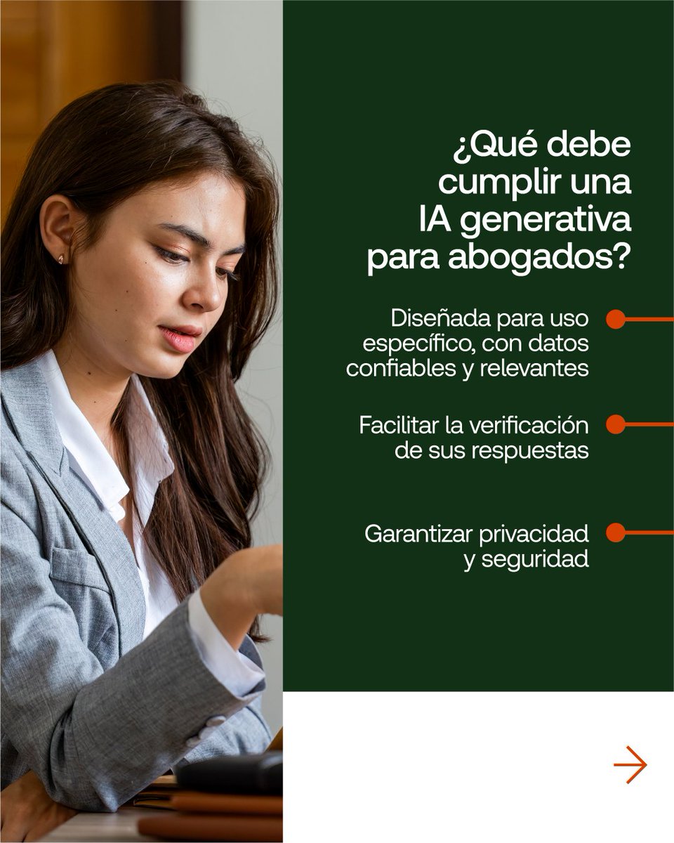 TRLaLey's tweet photo. No usar IA en la tarea legal ya no es una opción, por eso y para que trabajes con confianza, en este artículo despejamos dudas éticas o de seguridad sobre esta nueva tecnología. ¡Leé el artículo completo!
https://t.co/8kXDF2Mh8K. https://t.co/OqJUOWI5nm