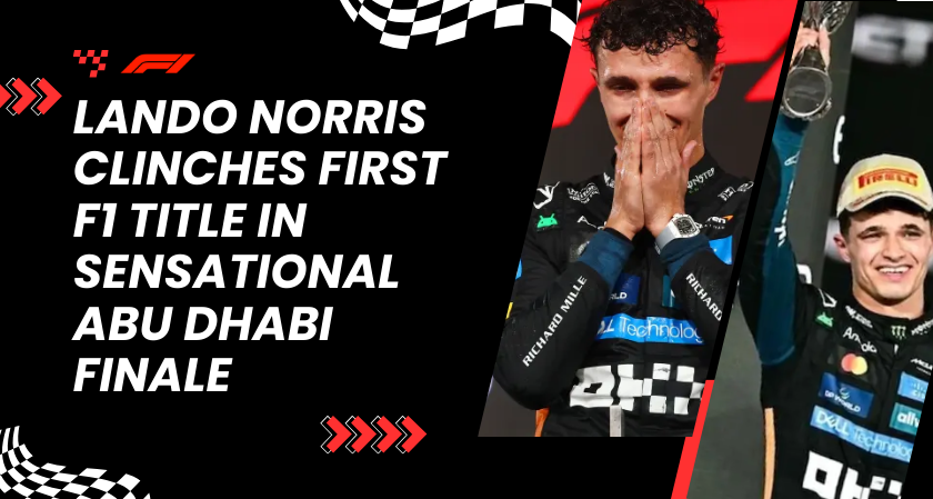 bizfortunemag's tweet photo. Lando Norris Clinches First F1 Title in Sensational Abu Dhabi Finale

https://t.co/y1WNc5W9MY

#businessfortune #LatestNews #LandoNorris #F1Champion #AbuDhabiFinale #FirstTitle #MotorsportHistory https://t.co/qb2J2kbayx
