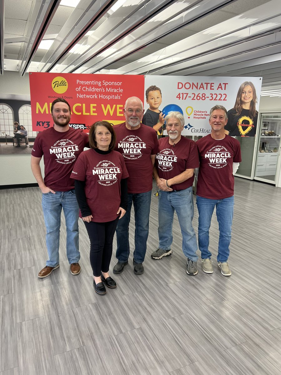 Together, we did it!  Donations are still coming in, and all signs point to a record year for the 10th annual <a href="/coxhealthcmn/">CoxHealthCMN</a>’s  #MiracleWeek, sponsored by <a href="/PellaARandMO/">Pella of AR and MO</a>. 

Thank you to everyone who gave, volunteered, and supported the effort!  Every dollar raised stays in our