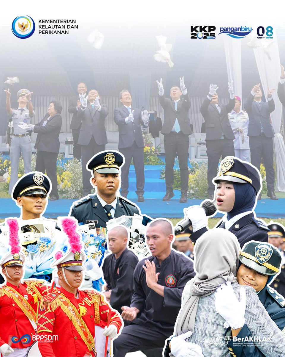 Menteri <a href="/saktitrenggono/">Sakti Wahyu Trenggono</a> menegaskan pentingnya disiplin, dedikasi, dan semangat belajar bagi seluruh taruna, agar mereka tumbuh menjadi lulusan vokasi yang siap bersaing di tingkat global!

#PanganBiru #2025KKPRiseTogether #SDMKP #SDMUnggul #PendidikanKP #PelantikanNasionalKKP