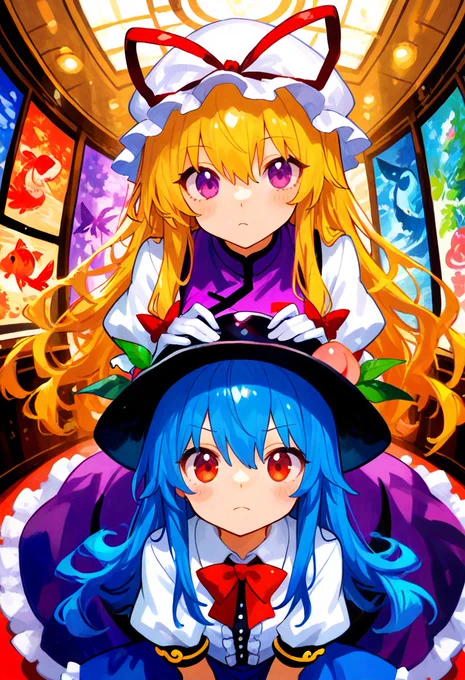 天子と紫