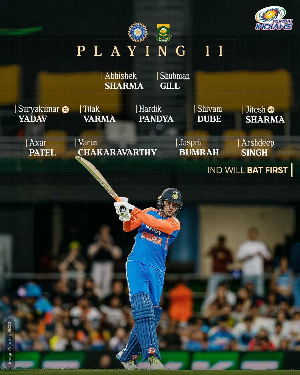 mipaltan's tweet photo. 📋 🇮🇳 ची Playing XI तयार! 💥 https://t.co/M9qlg3U7En