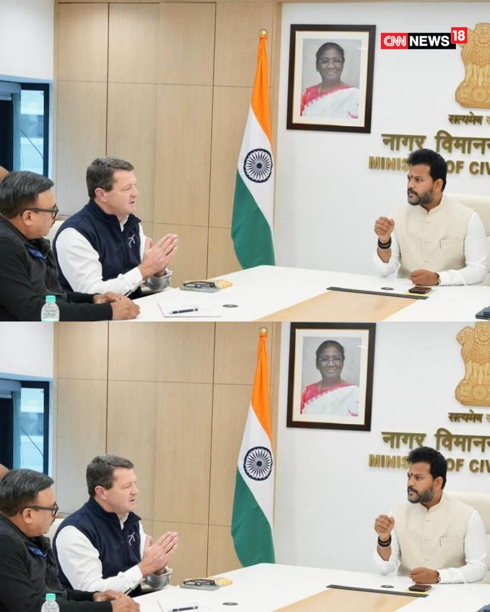 CNNnews18's tweet photo. #Exclusive | IndiGO CEO Meets Indian Civil Aviation Minister Ram Mohan Naidu

#IndiGOMeltdown #IndiGOChaos #AviationCrisis #CivilAviation  #RamMohanNaidu #AviationIndia #FlightFiasco https://t.co/6riYDl2bIg