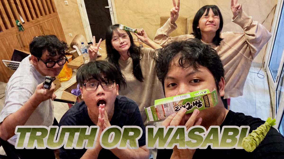 NEW VIDEO !! 
Jawab pertanyaan atau makan wasabi?? Pertanyaannya gila banget

🔗: youtu.be/OsNmQGlda3c

#BakwanBerkawan #YouTube