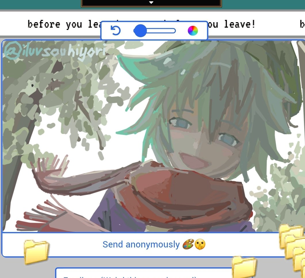 Another beautiful work from @/iluvsouhiyori Your blending of colors is so good. I really wish these came through my strawpage so we can get the full work, but I'm thankful as always to receive it!