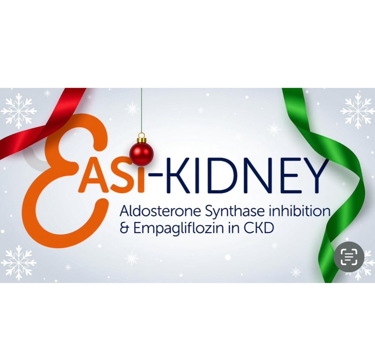 #EASi-KIDNEY’s December logo🎄🎅 . ‘Tis the season to be jolly!! ⁦<a href="/Oxford_NDPH/">Oxford Population Health (OxPop)</a>⁩