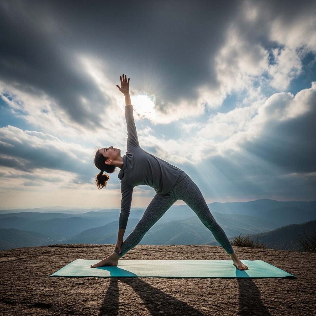 AsanaHistory's tweet image. Was Triangle Pose really invented in the 1930s? It's a hotly debated topic in the yoga community! We cut through the myths to reveal the surprising historical evolution of Trikonasana. Get the full historical exposé: 
mlboyce.gumroad.com/l/qeamk
#Trikonasana #YogaMyths #StandingPoses