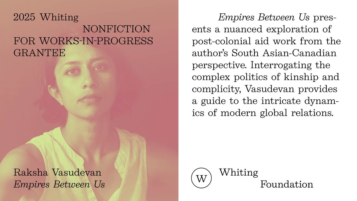 Whiting Foundation tweet media