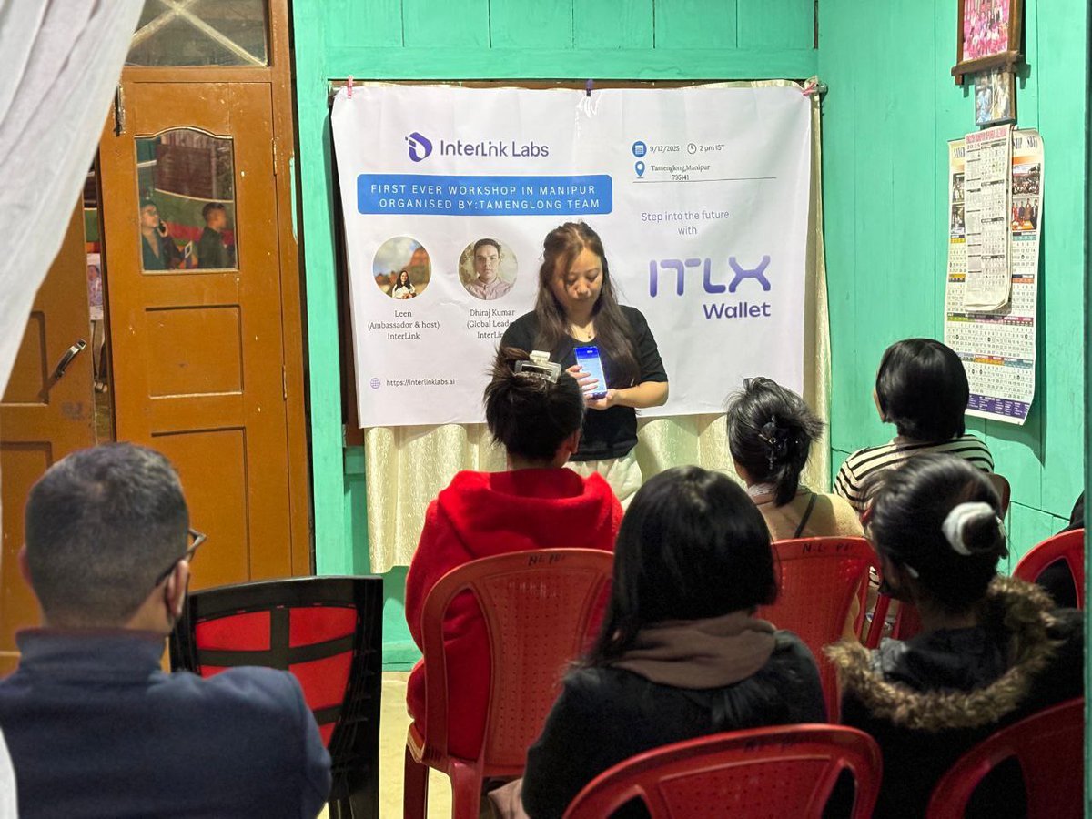 interlinklabsas's tweet image. 📍 A New Beginning in Manipur(India) – The First InterLink Network Meetup Welcomes Awareness, Growth &amp;amp; Real Adoption

For the first time, a small yet meaningful meetup of the InterLink Network was organized in Manipur, marking a new step toward awareness, adoption, and expansion…