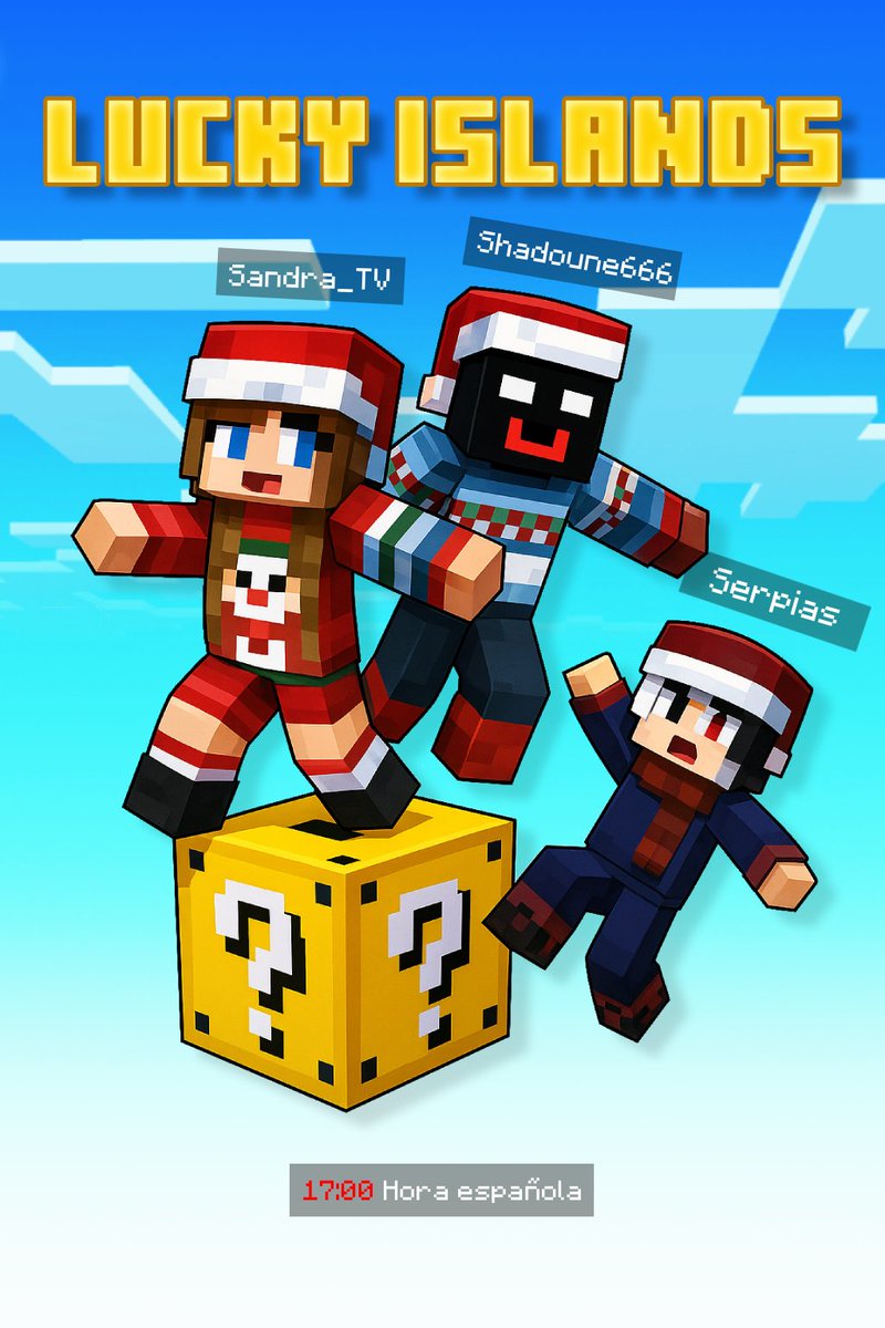 heysansi's tweet photo. Hoy a las 17:00 🇪🇸 estaré jugando el torneo de Lucky Islands organizado por @DiosesMcOficial 

 400 Jugadores, de los cuales solo 7 se llevarán premio 👀

¿Vamos con todo o que? 😼 

(En verdad con no morir primera, ya soy feliz 😃👍)

🔴Ya en stream https://t.co/noTtxvD8i9