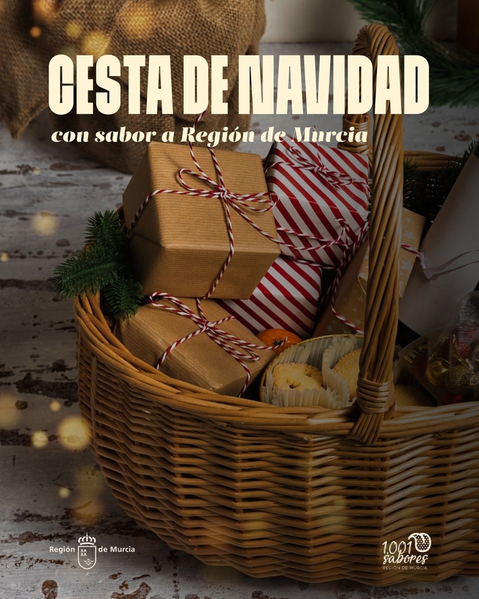 Eres un enamorado de la #RegióndeMurcia y su gastronomía. Tu amigo, tu padre y tu prima, también 😍
Si esta Navidad quieres sorprender, regálales una cesta repleta de productos de nuestra tierra.
Vas a quedar como un auténtico rey 👑
👉🏽 f.mtr.cool/diqkvkxtnp

#1001SaboresRM