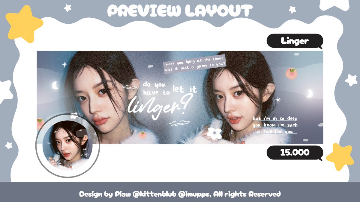 🍮💬 Help RT { Any interaction are appreciated! ✨️}

Layout Minju illit Linger✨️ bisa ditake skrng melalui dm / tele >3< #zonauang