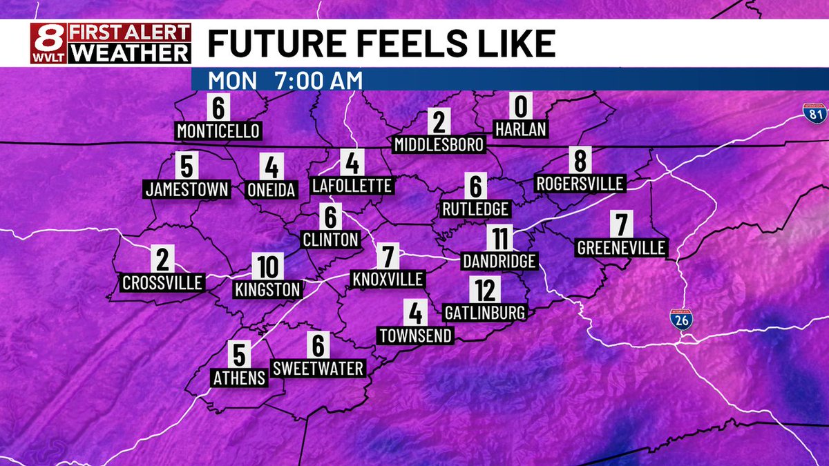 PLAN AHEAD! Cold start to Monday.
