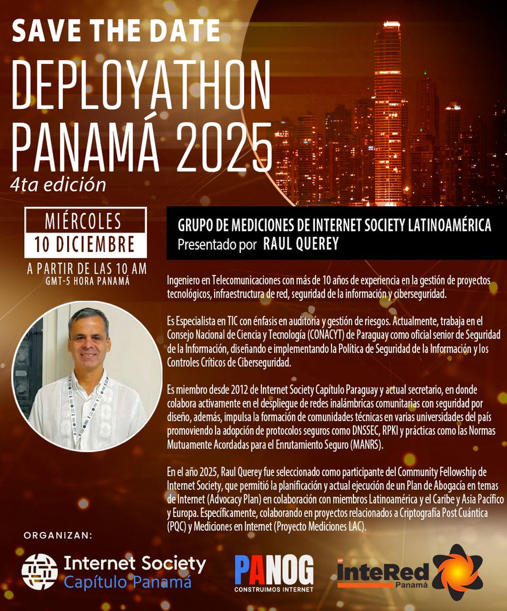 ISOC Panamá tweet media