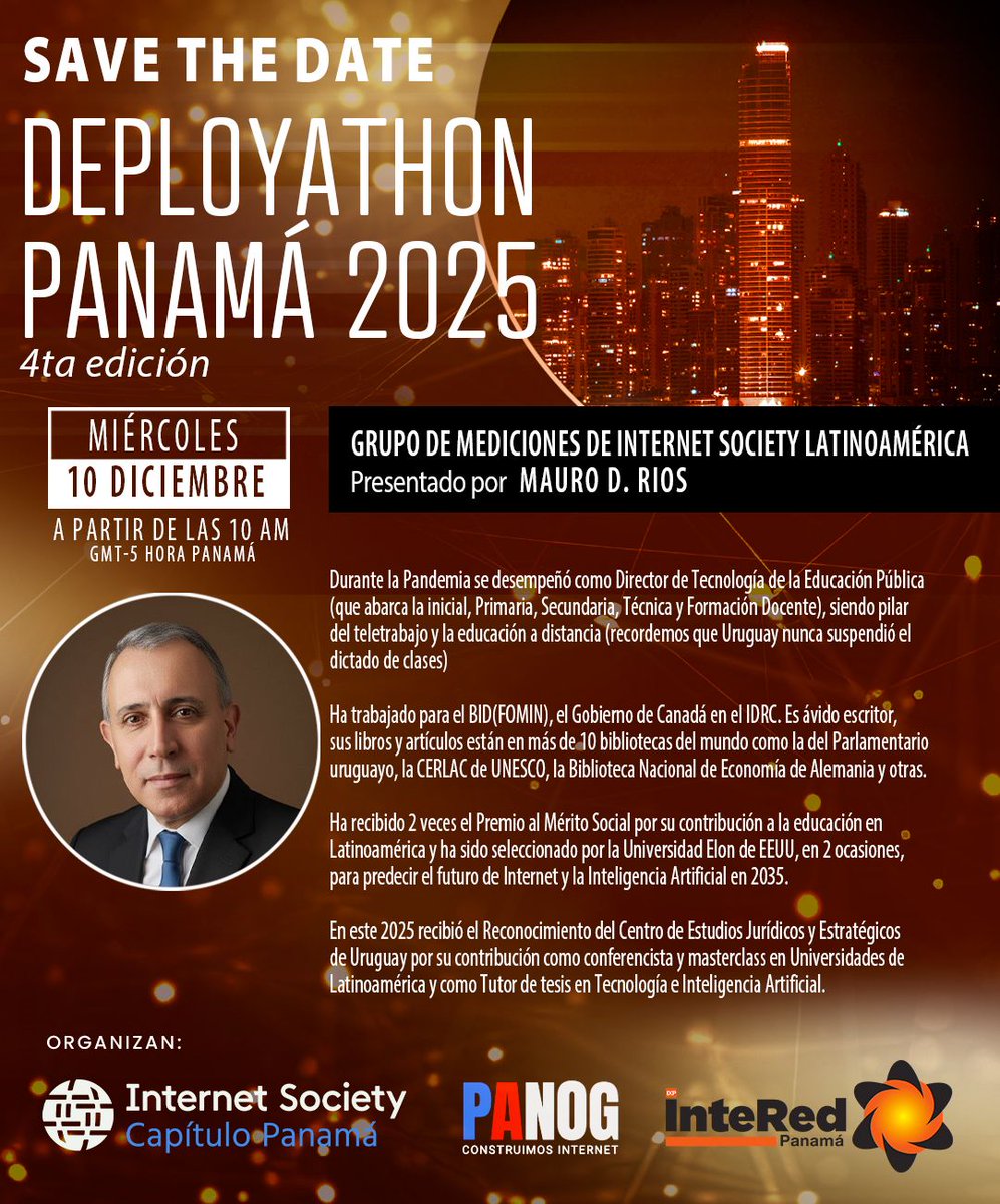 ISOC Panamá tweet media