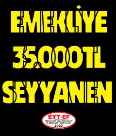 #EMEKLiler 'e 35BinTL
 SEYYANEN ZAM ŞART

DESTEK VER #EMEKLi ‼️

#BütçedenEmekliyeSeyyanen
#5000KısmiyeAcilenYasa
TFF Başkanı Mert Hakan Yandaş 
Cevdet Yılmaz Nihat Özdemir 
Mohamed Salah Gelir Uzmanları 
Ekrem İmamoğlu Monaco Trump 
İbrahim Hacıosmanoğlu