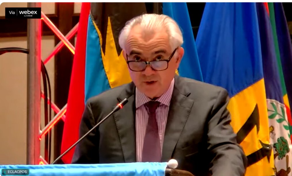 eclac_un's tweet image. This year the #ECLAC #Caribbean Development and Cooperation Committee (#CDCC) marks a significant milestone: 50 years in existence. This presents a momentous opportunity for stock-taking to assess what we have done well and where we can improve: Executive Secretary @JoseMSalazarX