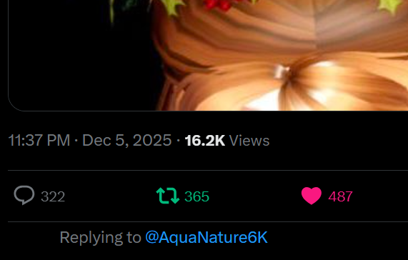 mvlIy's tweet photo. @AquaNature6K done w/ extra! my username is mvliy https://t.co/zeEBslJoTB