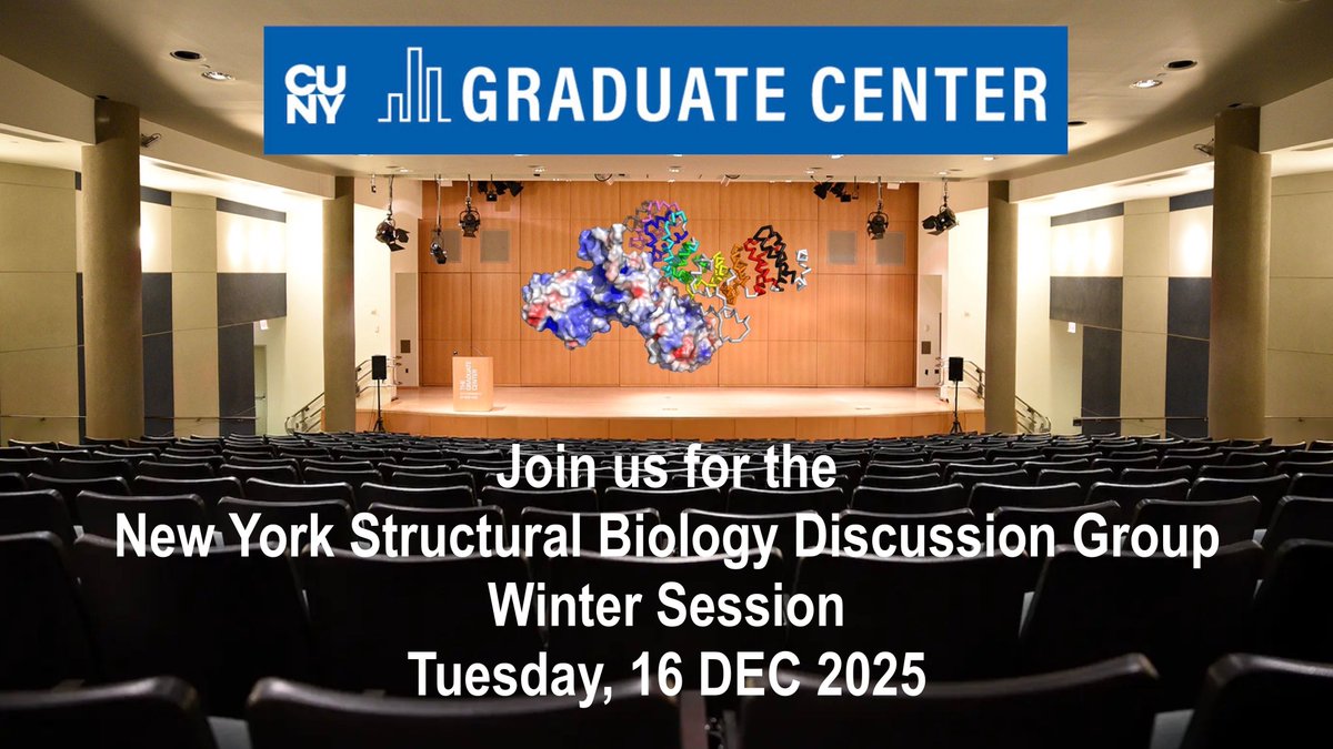 AKTAguy's tweet photo. Calling all structural biologists in the NYC metro area! The @NYSBDGrp is back for yet another gathering!

Register 👉🏼 https://t.co/zr3TH2tCQZ 

Will we see you there? 😎 

#structuralbiology #cyrstallography #cryoEM #NMR
#chromatography #proteinpurification #AKTAsystems https://t.co/YHgPLzyL0C