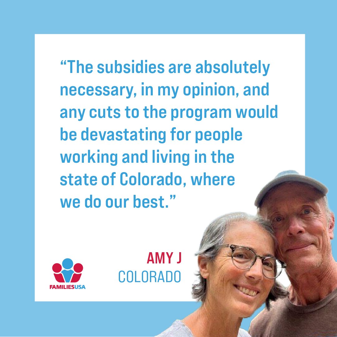 For Amy in CO, without the enhanced premium tax credits, her medical expenses could easily exceed her annual income, even being fully insured. Congress must act now to protect affordable health care for Americans like Amy. #TrumpInflationCrisis #HealthCarePriceHike