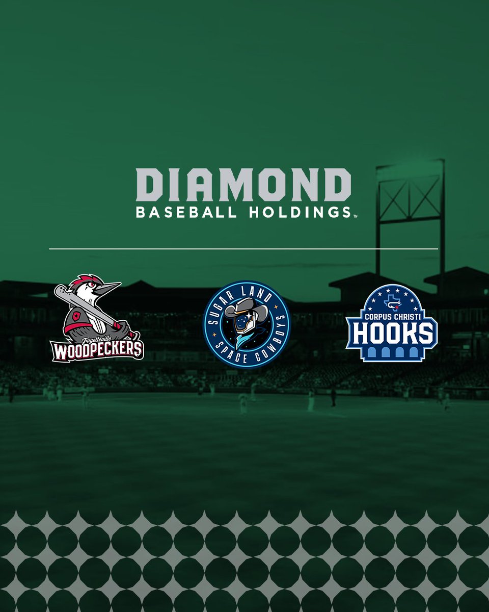 Today it was announced that @SLSpaceCowboys, @cchooks, and @WoodpeckersNC are joining the @diamondbaseball family.
These clubs will bring the same local leadership as Houston Astros affiliates as they enter into a new era with DBH. The Astros remain committed to these communities as our affiliate partners and look forward to continuing to grow the game of baseball together.
