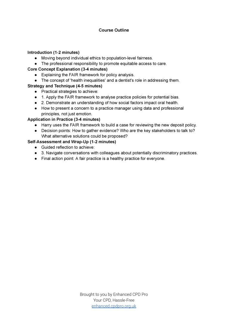 EnhancedCPDPro's tweet photo. Enhanced CPD SkillBytes: The FAIR Framework for Equitable Care | Claim your certificate by passing the test at https://t.co/oWmzHfcJAi https://t.co/0bsK7w4LLU