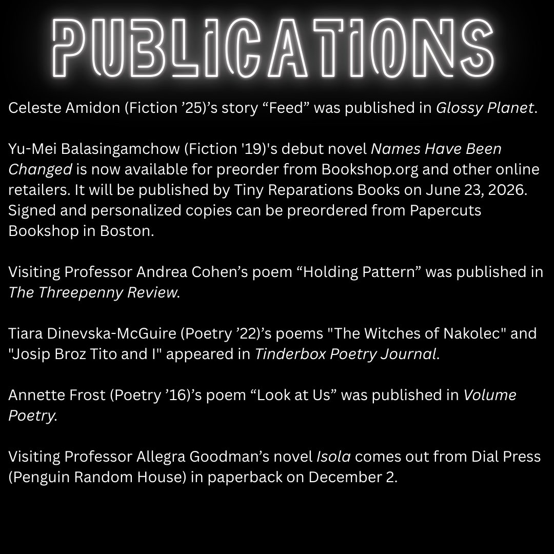 BU Creative Writing tweet media