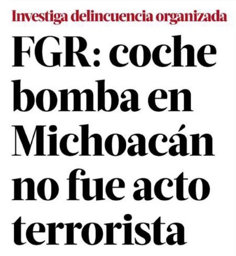 Cuando la preocupación no es que explotó un coche bomba, sino la DEFINICIÓN ya estamos en un pedote.