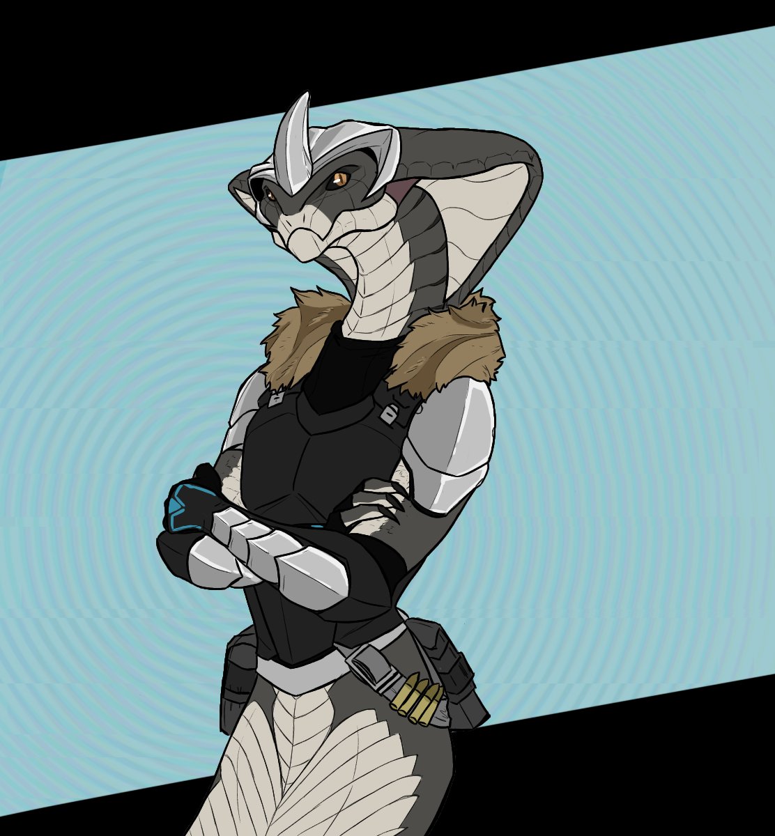 Forgot a bit about this one, a very nice Viper that belong to RuthOfRoses when I was trying the Art Fight this year.

I couldn't let it pass when I saw it