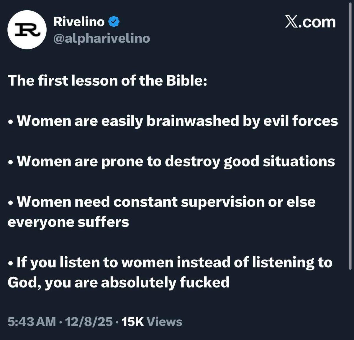 WomenBeingAwful's tweet image. I see only facts