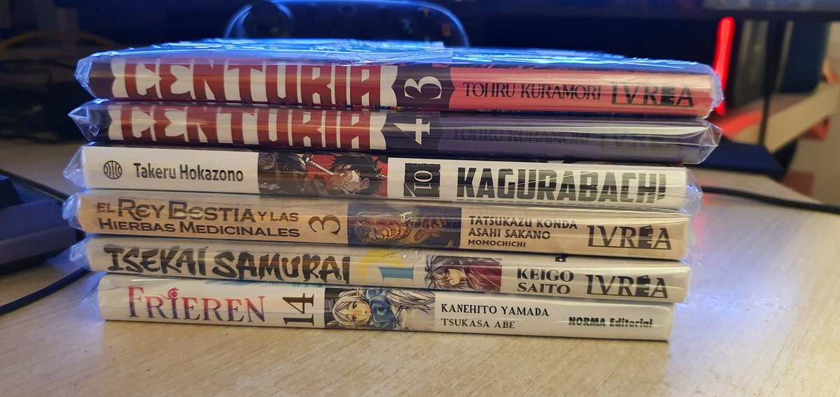 Hace tiempo que no compraba manga así que me he dado el capricho este mes. Eso sí me he contenido que hay que ahorrar