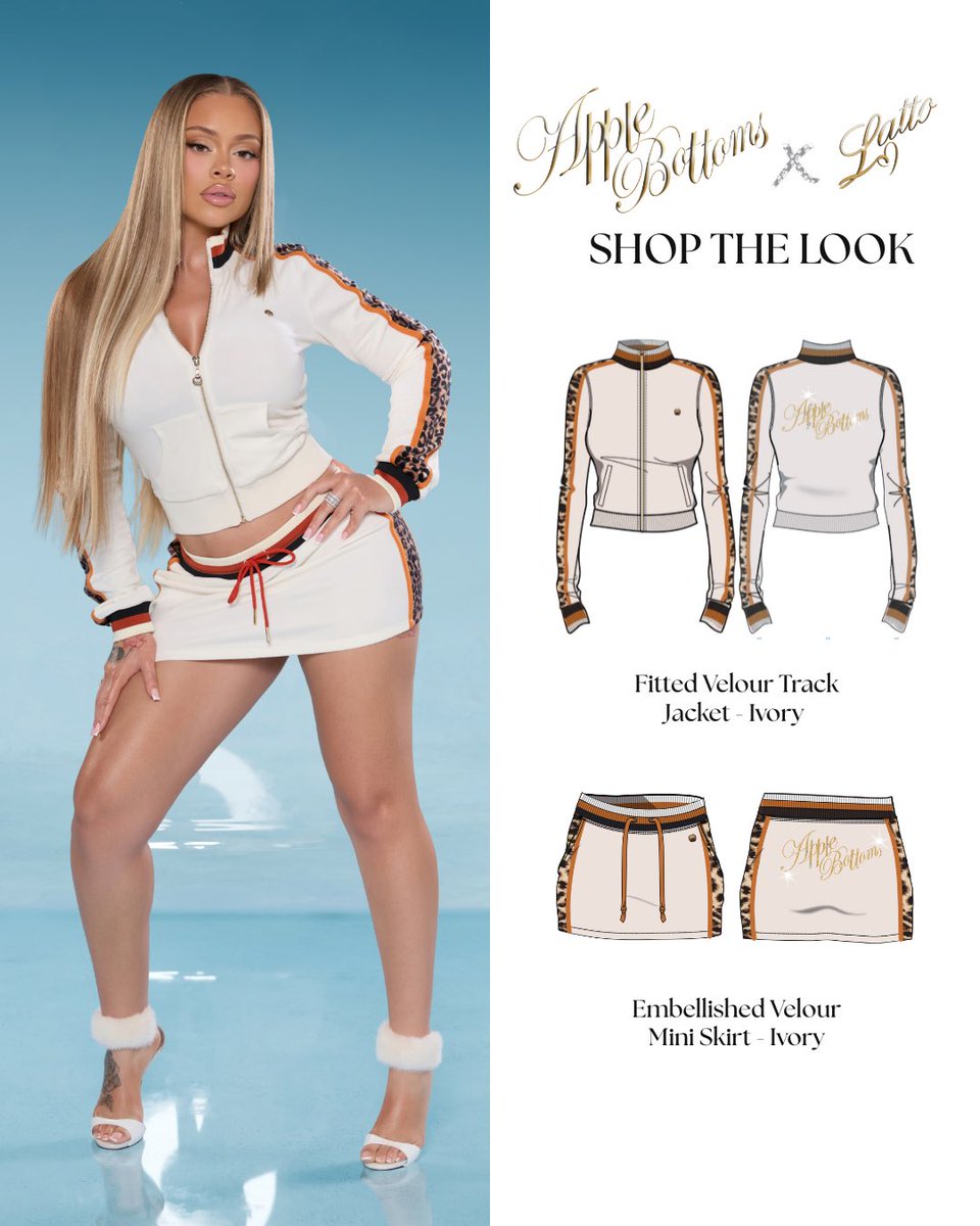 officialABjeans's tweet image. A whole AB x Latto vibe. Shop the look now — link in bio 🍎✨ @Latto #applebottomsxlatto #applebottoms #winterdrop