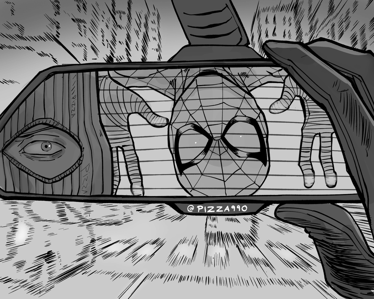 pizza990's tweet photo. I DARE ALL ARTISTS TO COLOR THIS

I originally sketched this thinking of it as a horror themed Spider-Man illustration but I'm not very good in the horror style, so you're VERY welcome to color and share it in your style! 😅 https://t.co/IiWcGHGT5J