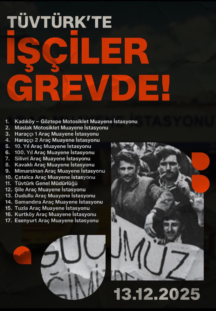 Sesimizi birleştirelim, dayanışmayı büyütelim!
#TüvtürkGreviyleDayanışmaya