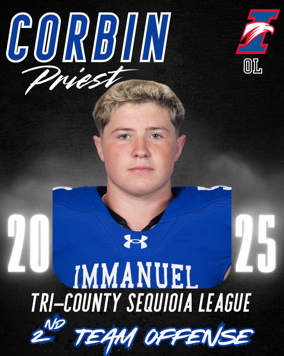 Congrats to Corbin Priest for earning All-League!