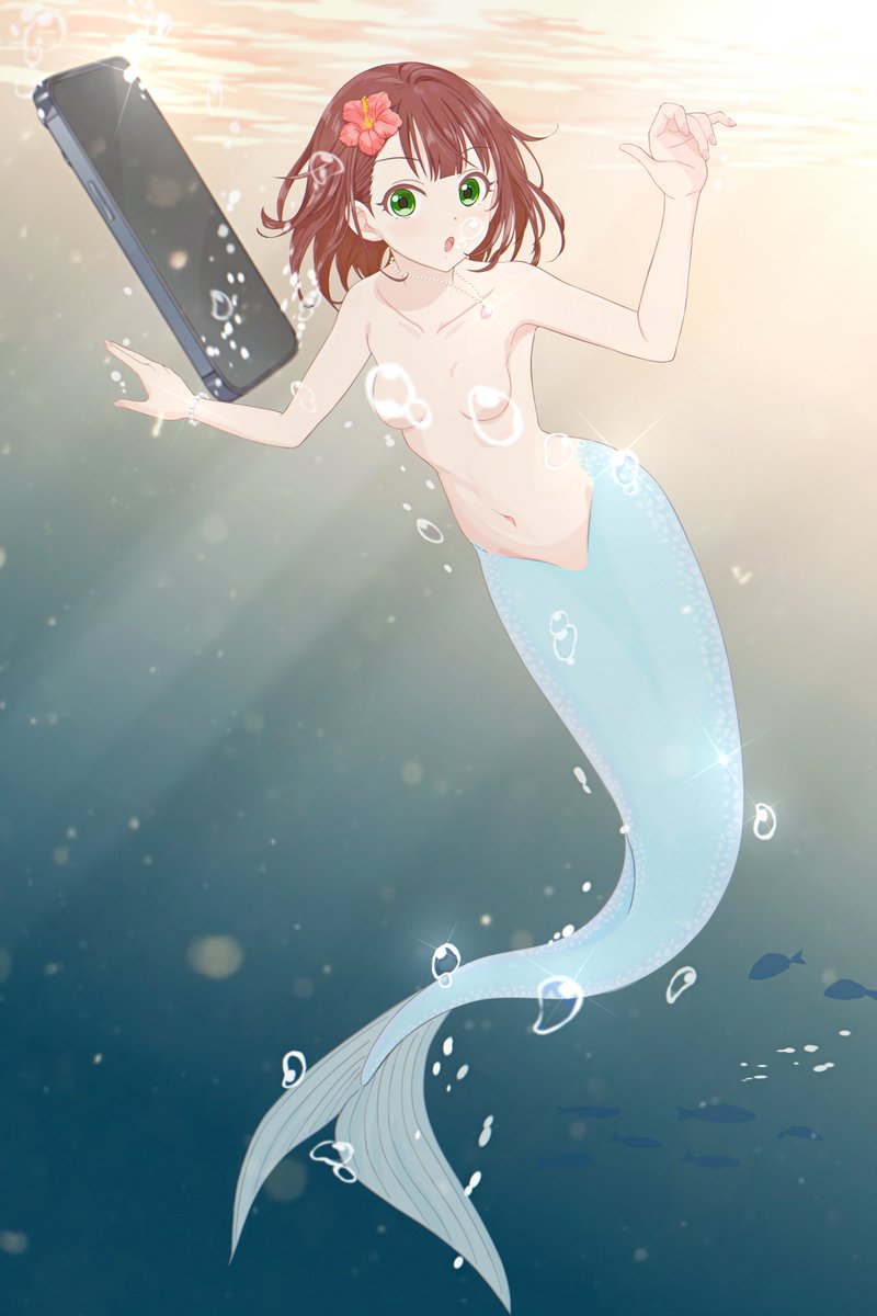 RinShi99's tweet photo. ヒロインたち
Rin（凛） | Aimi（愛美） | Hoshi（星）

#人魚 https://t.co/EbV1X1xQB2