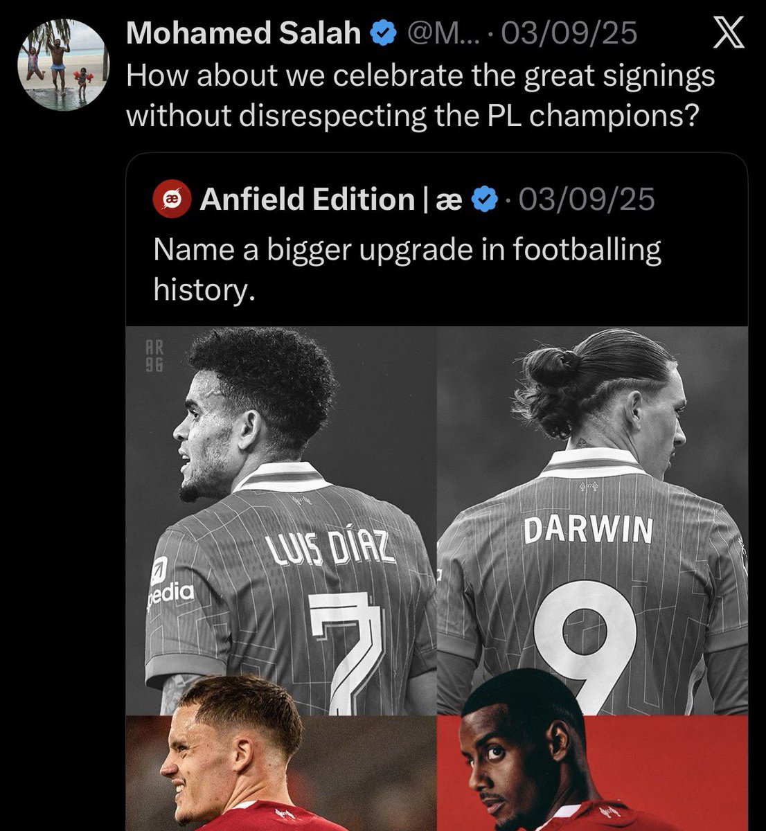 Apparently Salah is selfish &amp; only cares about himself and not the club