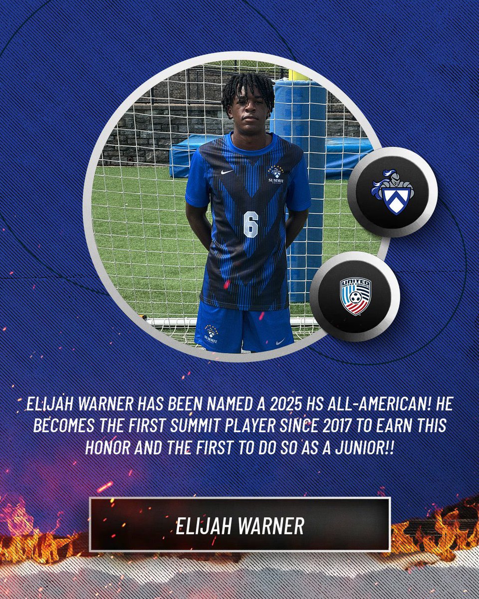 ALL AMERICAN ALERT!!!

Congratulations to ELIJAH WARNER (JR) on being named an ALL AMERICAN by the United Soccer Coaches! 

Elijah becomes the 7th All-American in Program history and the first since Harrison Schertzinger in 2017.

Quite an honor and well deserved!
