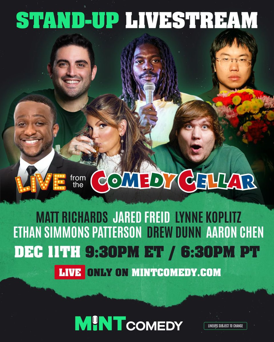 Mint Comedy tweet media